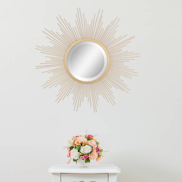 Mercer41 Glasser Metal Flat Wall Mirror & Reviews | Wayfair